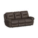 Topeka - Sofa - Rocky Brown – Reclining Sofas by Elements International at Furniture Wholesale Plus , Nashville furniture store