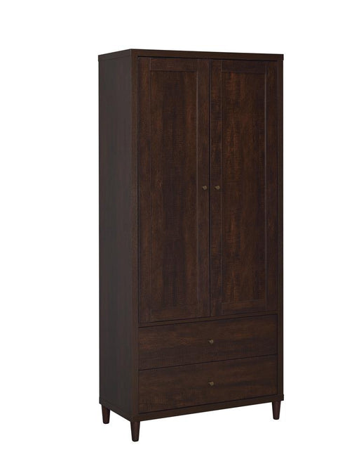 Wadeline 2-door Tall Accent Cabinet Rustic Tobacco - Premium Accent Cabinet from Coaster Z2 Standard - Just $298! Shop now at Furniture Wholesale Plus  We are the best furniture store in Nashville, Hendersonville, Goodlettsville, Madison, Antioch, Mount Juliet, Lebanon, Gallatin, Springfield, Murfreesboro, Franklin, Brentwood