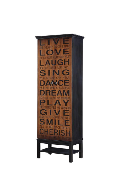 Lovegood 2-door Accent Cabinet Rich Brown and Black - Premium Accent Cabinet from Coaster Z2 Standard - Just $678! Shop now at Furniture Wholesale Plus  We are the best furniture store in Nashville, Hendersonville, Goodlettsville, Madison, Antioch, Mount Juliet, Lebanon, Gallatin, Springfield, Murfreesboro, Franklin, Brentwood