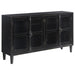 Sylvia 4-door Accent Cabinet Black - Premium Accent Cabinet from Coaster Z2 Standard - Just $790! Shop now at Furniture Wholesale Plus  We are the best furniture store in Nashville, Hendersonville, Goodlettsville, Madison, Antioch, Mount Juliet, Lebanon, Gallatin, Springfield, Murfreesboro, Franklin, Brentwood