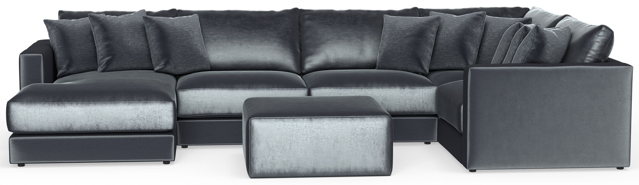 Remington - Modular Sofa And Cocktail Ottoman – 2 Piece Living Room Sets by Jackson at Furniture Wholesale Plus , Nashville furniture store