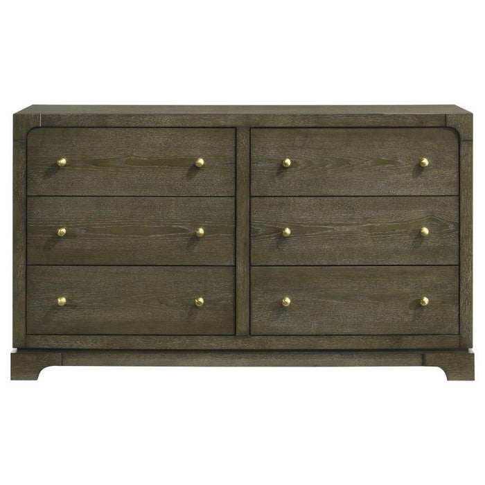 Gran Park - 6-Drawer Dresser Cabinet – Dressers by Coaster Fine Furniture at Furniture Wholesale Plus , Nashville furniture store
