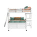 Hampton Kids - Loft Bed With Ladder And Desk With Speaker – Loft Beds by Elements International at Furniture Wholesale Plus , Nashville furniture store