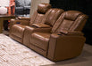 Gruaro - Power Reclining Loveseat With Console / Adjustable Headrest - Amber – Reclining Loveseats by Signature Design by Ashley® at Furniture Wholesale Plus , Nashville furniture store