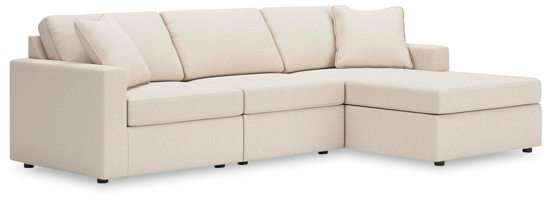 Modmax - L-Shaped Sectional - Oyster – Stationary Sectionals by Signature Design by Ashley® at Furniture Wholesale Plus , Nashville furniture store