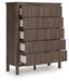 Pamytta - Five Drawer Wide Chest - Brown – Accent Chests by Signature Design by Ashley® at Furniture Wholesale Plus , Nashville furniture store