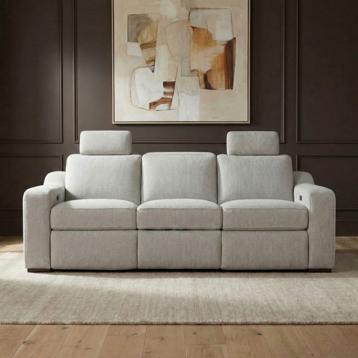 Archer - Sofa With Power Footrest & ZW - Hampstead Dove – Reclining Sofas by Liberty Furniture at Furniture Wholesale Plus , Nashville furniture store