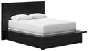 Londer - Queen Panel Bed - Black – Panel Beds by Millennium® by Ashley at Furniture Wholesale Plus , Nashville furniture store