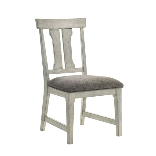 Hallendale - Splat Back Side Chair - Gravel Wash – Side Chairs by Liberty Furniture at Furniture Wholesale Plus , Nashville furniture store