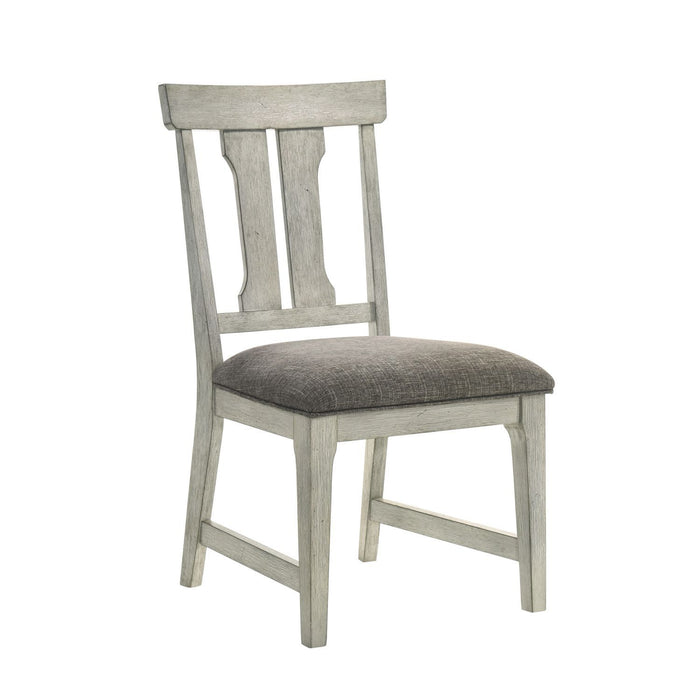 Hallendale - Splat Back Side Chair - Gravel Wash – Side Chairs by Liberty Furniture at Furniture Wholesale Plus , Nashville furniture store