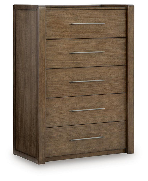 Marxmore - Five Drawer Chest - Brown – Accent Chests by Benchcraft® at Furniture Wholesale Plus , Nashville furniture store