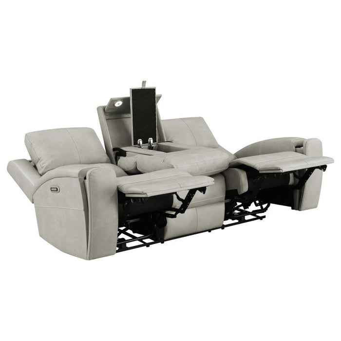 Brickston - Triple Power Reclining Sofa – Reclining Sofas by Coaster Fine Furniture at Furniture Wholesale Plus , Nashville furniture store