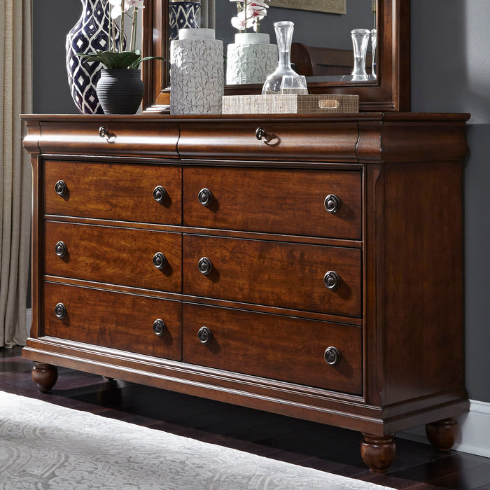 Rustic Traditions - 8 Drawer Dresser – Dresser & Mirror by Liberty Furniture at Furniture Wholesale Plus , Nashville furniture store
