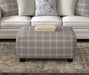Magnolia - Cocktail Ottoman - Mink – Coffee Table Ottomans by Jackson at Furniture Wholesale Plus , Nashville furniture store