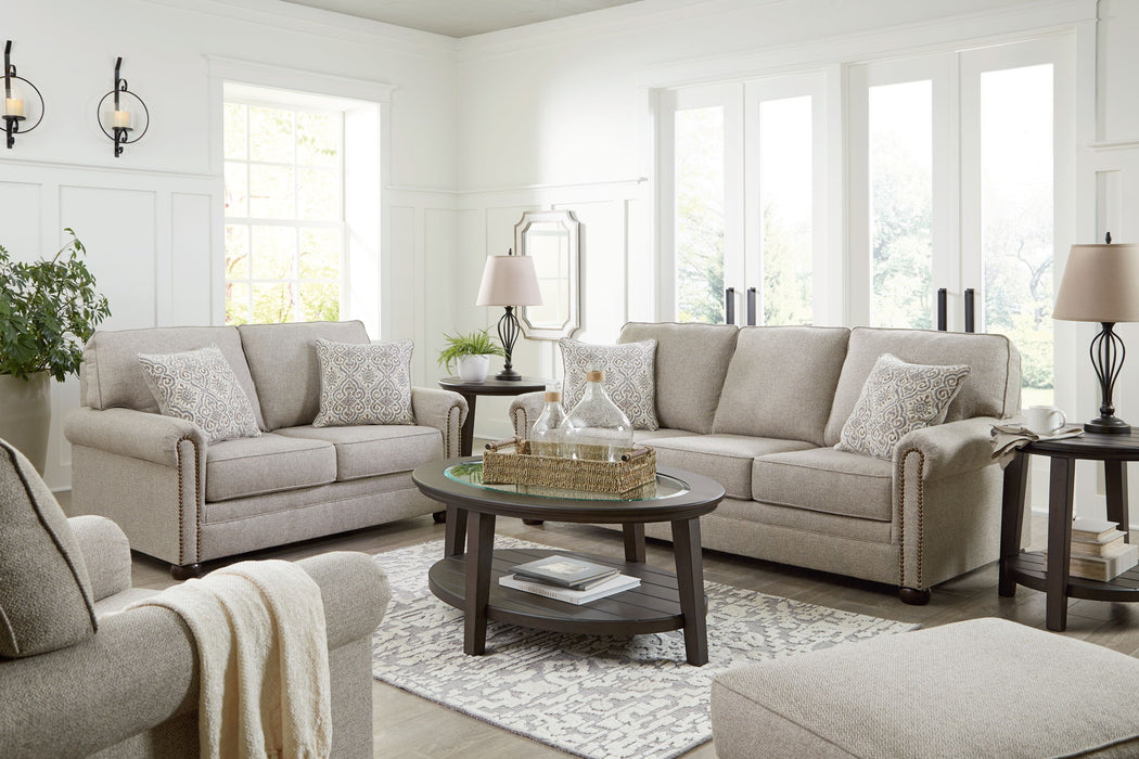 Gaelon - Living Room Set – Stationary Chair & Ottoman by Signature Design by Ashley® at Furniture Wholesale Plus , Nashville furniture store