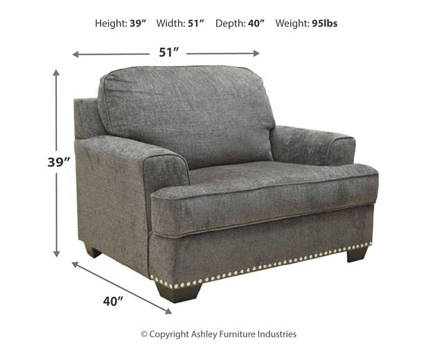 Locklin Oversized Chair - Premium Chair from Ashley Furniture - Just $524.47! Shop now at Furniture Wholesale Plus  We are the best furniture store in Nashville, Hendersonville, Goodlettsville, Madison, Antioch, Mount Juliet, Lebanon, Gallatin, Springfield, Murfreesboro, Franklin, Brentwood