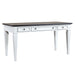 Allyson Park - Writing Desk - Wirebrushed White / Charcoal – Writing Desks by Liberty Furniture at Furniture Wholesale Plus , Nashville furniture store
