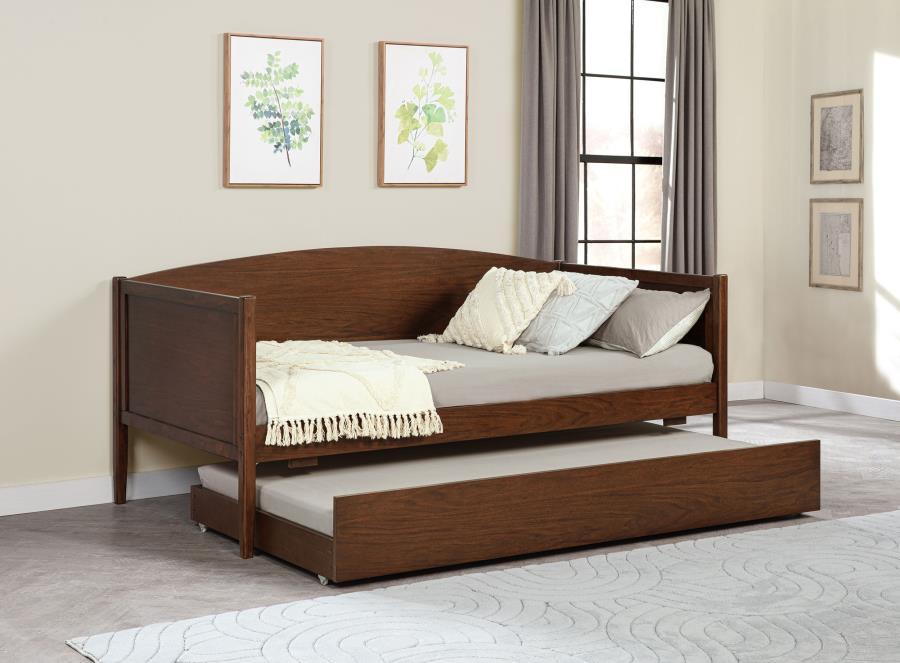 Bozeman - Wood Twin Daybed With Trundle - Medium Walnut – Daybeds by Coaster Fine Furniture at Furniture Wholesale Plus , Nashville furniture store