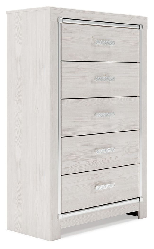 Altyra - White - Five Drawer Chest - Premium Accent Chests from Signature Design by Ashley® - Just $398! Shop now at Furniture Wholesale Plus  We are the best furniture store in Nashville, Hendersonville, Goodlettsville, Madison, Antioch, Mount Juliet, Lebanon, Gallatin, Springfield, Murfreesboro, Franklin, Brentwood