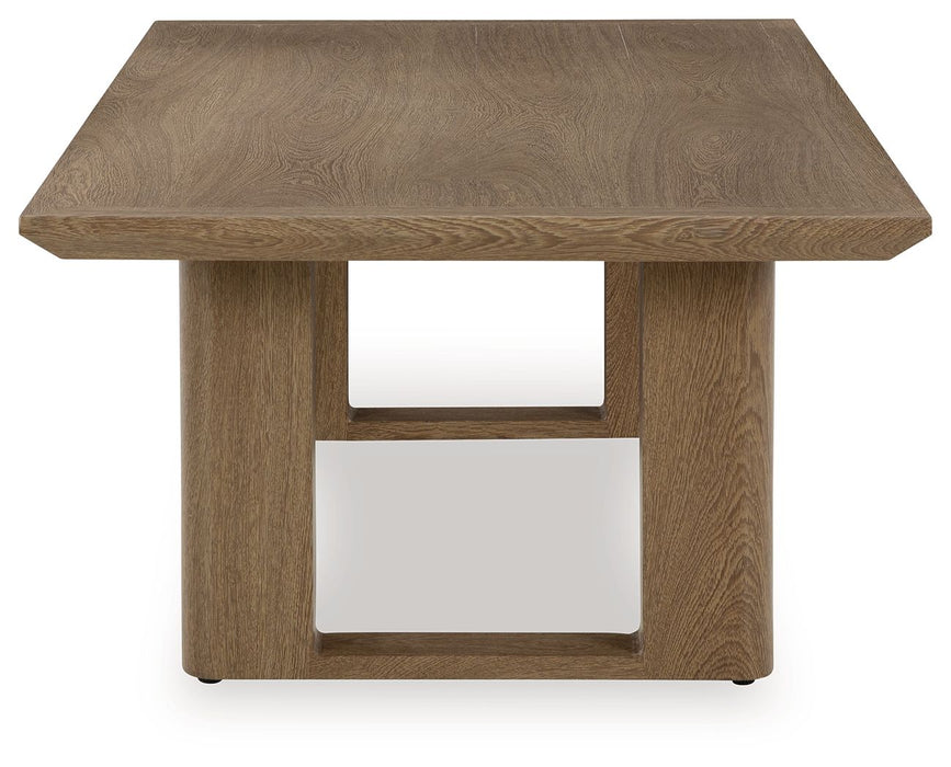 Serene Bay - Rectangular Cocktail Table - Dark Brown – Coffee Tables by Signature Design by Ashley® at Furniture Wholesale Plus , Nashville furniture store
