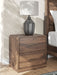 Fortlorn - Two Drawer Night Stand - Walnut Brown – Accent Nightstands by Signature Design by Ashley® at Furniture Wholesale Plus , Nashville furniture store