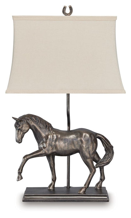 Sandorman - Poly Table Lamp - Bronze Finish – Table Lamps by Signature Design by Ashley® at Furniture Wholesale Plus , Nashville furniture store