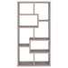 Theo - 6-Shelf Bookshelf - Premium Standard Bookcases from CoasterEveryday - Just $249! Shop now at Furniture Wholesale Plus  We are the best furniture store in Nashville, Hendersonville, Goodlettsville, Madison, Antioch, Mount Juliet, Lebanon, Gallatin, Springfield, Murfreesboro, Franklin, Brentwood