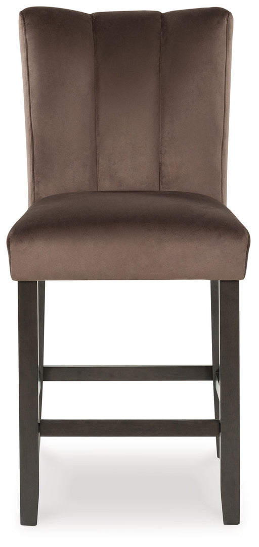 Jeshina - Mocha - Upholstered Barstool (Set of 2) - Premium Stool Sets from Signature Design by Ashley® - Just $258! Shop now at Furniture Wholesale Plus  We are the best furniture store in Nashville, Hendersonville, Goodlettsville, Madison, Antioch, Mount Juliet, Lebanon, Gallatin, Springfield, Murfreesboro, Franklin, Brentwood