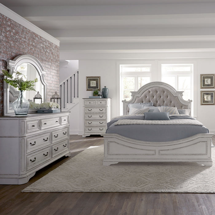 Magnolia Manor - Upholstered Bedroom Set – 3 Piece Bedroom Sets by Liberty Furniture at Furniture Wholesale Plus , Nashville furniture store