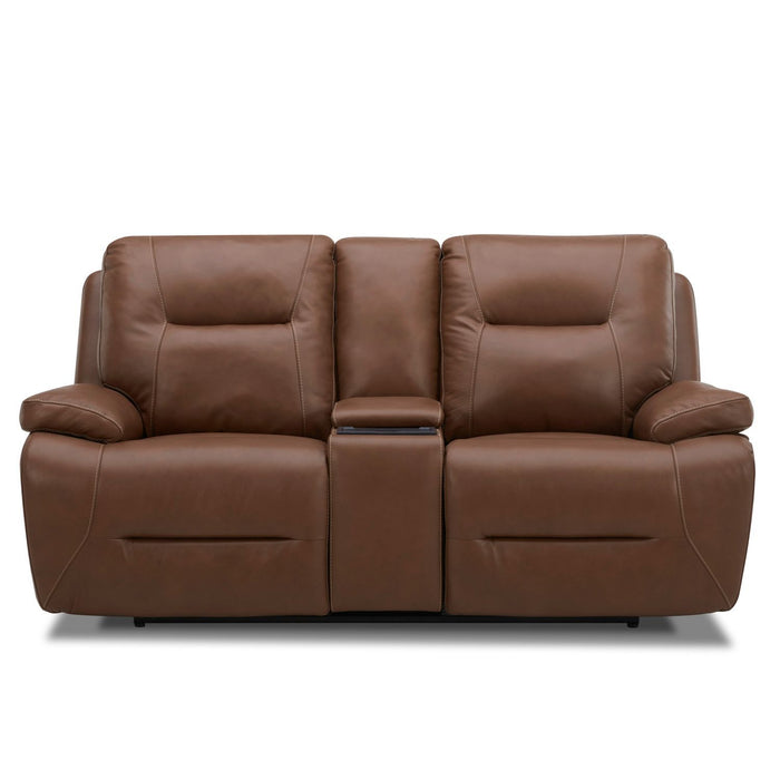 Cameron - Loveseat With Console P3 & ZG - Dakota Saddle – Reclining Loveseats by Liberty Furniture at Furniture Wholesale Plus , Nashville furniture store