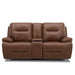 Cameron - Loveseat With Console P3 & ZG - Dakota Saddle – Reclining Loveseats by Liberty Furniture at Furniture Wholesale Plus , Nashville furniture store