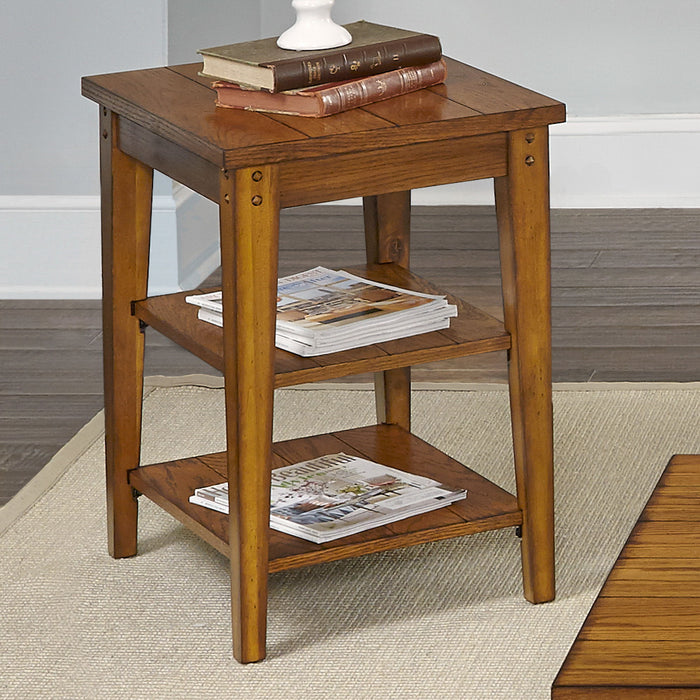 Lake House - Tiered Table – Chair Side Tables by Liberty Furniture at Furniture Wholesale Plus , Nashville furniture store