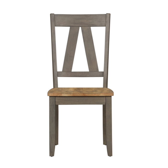 Lindsey Farm - Splat Back Side Chair (RTA) – Side Chairs by Liberty Furniture at Furniture Wholesale Plus , Nashville furniture store