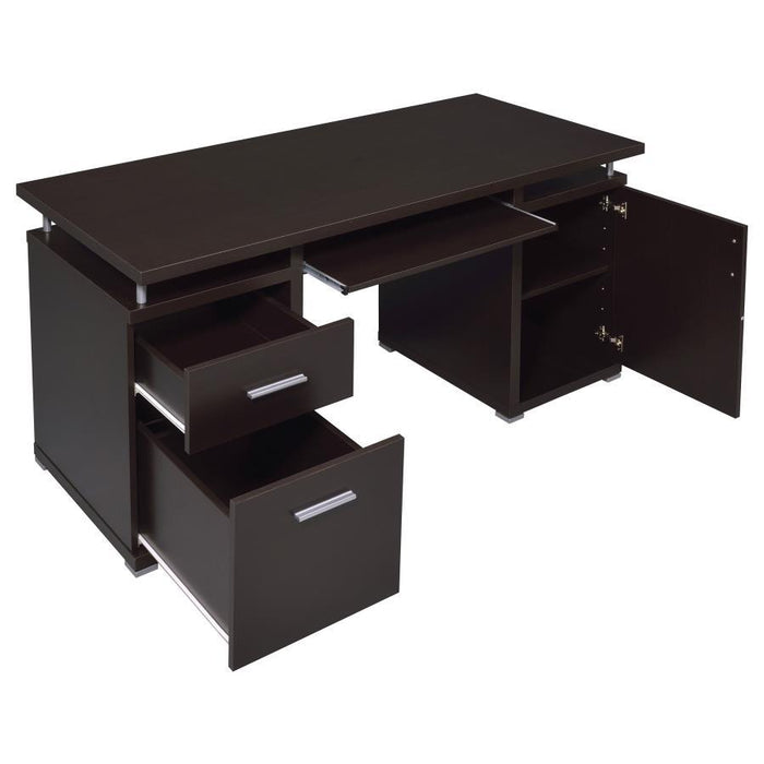 Tracy - 2-Drawer Office Computer Desk – Computer Desks by CoasterEveryday at Furniture Wholesale Plus , Nashville furniture store