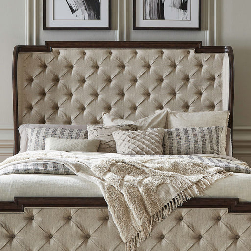 Provence Park - Upholstered Shelter Headboard – Upholstered Headboards by Liberty Furniture at Furniture Wholesale Plus , Nashville furniture store