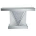 Amore - Mirrored Acrylic Entryway Sofa Console Table - Silver - Premium Console Tables from CoasterElevations - Just $579! Shop now at Furniture Wholesale Plus  We are the best furniture store in Nashville, Hendersonville, Goodlettsville, Madison, Antioch, Mount Juliet, Lebanon, Gallatin, Springfield, Murfreesboro, Franklin, Brentwood