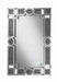 Jackie Interlocking Wall Mirror with Iridescent Panels and Beads Silver - Premium Mirror from Coaster Z2 Standard - Just $338! Shop now at Furniture Wholesale Plus  We are the best furniture store in Nashville, Hendersonville, Goodlettsville, Madison, Antioch, Mount Juliet, Lebanon, Gallatin, Springfield, Murfreesboro, Franklin, Brentwood