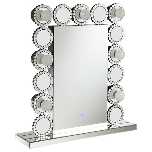 Aghes Rectangular Table Mirror with LED Lighting Mirror - Premium Mirror from Coaster Z2 Standard - Just $470! Shop now at Furniture Wholesale Plus  We are the best furniture store in Nashville, Hendersonville, Goodlettsville, Madison, Antioch, Mount Juliet, Lebanon, Gallatin, Springfield, Murfreesboro, Franklin, Brentwood