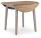 Harperfeld - Round Dining Room Drop Leaf Table - Natural / Gray – Dining Tables by Signature Design by Ashley® at Furniture Wholesale Plus , Nashville furniture store