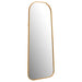 Simeon Metal Frame Full Length 51" Floor Mirror Antique Gold - Premium Mirror from Coaster Z2 Standard - Just $202! Shop now at Furniture Wholesale Plus  We are the best furniture store in Nashville, Hendersonville, Goodlettsville, Madison, Antioch, Mount Juliet, Lebanon, Gallatin, Springfield, Murfreesboro, Franklin, Brentwood