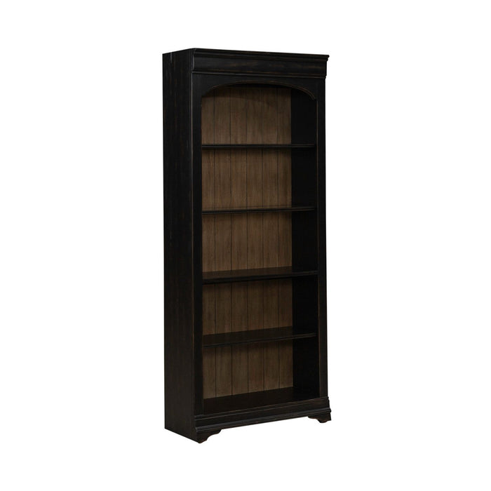 Meritage - Bunching Bookcase (Set of 2) - Aged Charcoal – 2 Piece Home Office Sets by Liberty Furniture at Furniture Wholesale Plus , Nashville furniture store