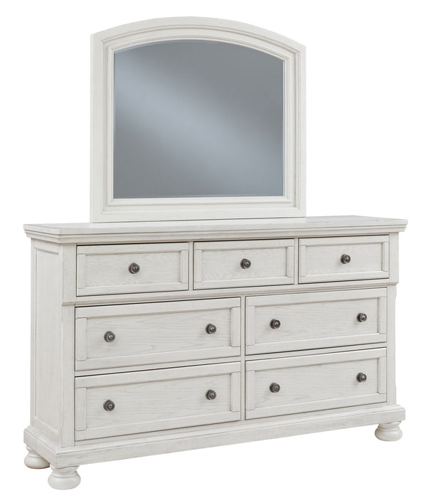 Robbinsdale - Antique White - Dresser, Mirror - Premium Dresser & Mirror from Ashley® - Just $1148! Shop now at Furniture Wholesale Plus  We are the best furniture store in Nashville, Hendersonville, Goodlettsville, Madison, Antioch, Mount Juliet, Lebanon, Gallatin, Springfield, Murfreesboro, Franklin, Brentwood