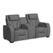 Blitz - Motion Loveseat With Console, And LED – Reclining Loveseats by Elements International at Furniture Wholesale Plus , Nashville furniture store