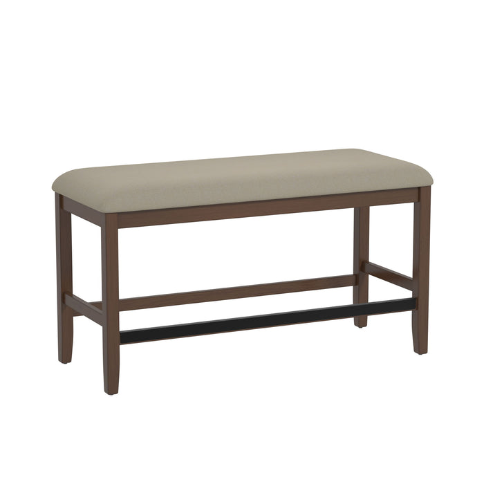 Seneca - Gathering Height Bench - Premium Upholstered Benches from Emerald Home - Just $179! Shop now at Furniture Wholesale Plus  We are the best furniture store in Nashville, Hendersonville, Goodlettsville, Madison, Antioch, Mount Juliet, Lebanon, Gallatin, Springfield, Murfreesboro, Franklin, Brentwood