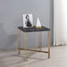 Daxton - Square End Table With Faux Marble Top - Black – End Tables by Steve Silver Furniture at Furniture Wholesale Plus , Nashville furniture store