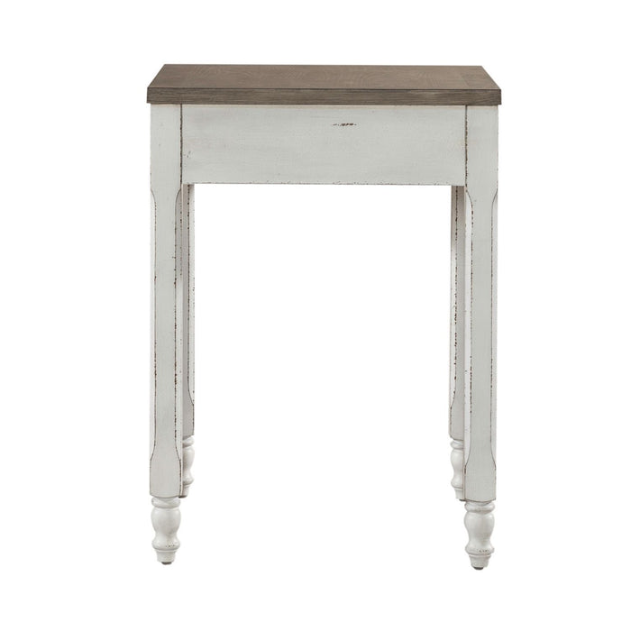 Magnolia Manor - Corner Filler - Antique White – Corner Desks by Liberty Furniture at Furniture Wholesale Plus , Nashville furniture store