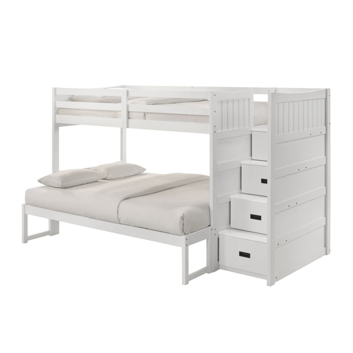 Sami - Step Bunk With Right Headboard – Bunk Beds by Elements International at Furniture Wholesale Plus , Nashville furniture store
