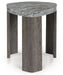 Surmour - Triangle End Table - Gray / Brown – End Tables by Signature Design by Ashley® at Furniture Wholesale Plus , Nashville furniture store