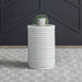 Berkley Square - Round Chairside Table - Linen & Khaki – Chair Side Tables by Liberty Furniture at Furniture Wholesale Plus , Nashville furniture store