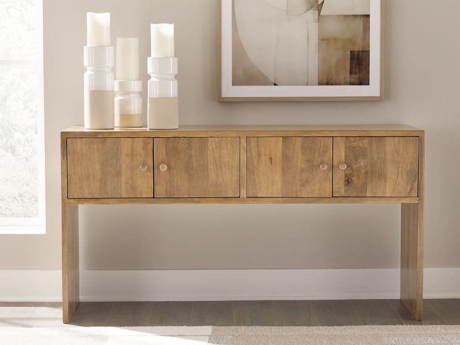 Ella Grove - Console - Rich Brown – Console Tables by Signature Design by Ashley® at Furniture Wholesale Plus , Nashville furniture store